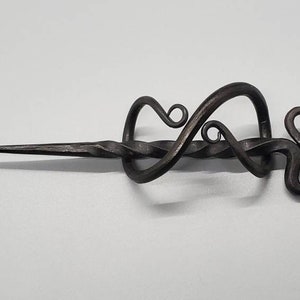 Viking Hair Pin Set Hand Forged, Celtic