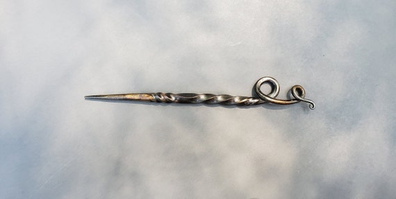 Metal Hair Stick Ancient Roman Style Hand Forged Steel Hair Etsy