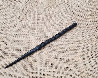 Metal Hair Stick. Double Twist Hand Forged