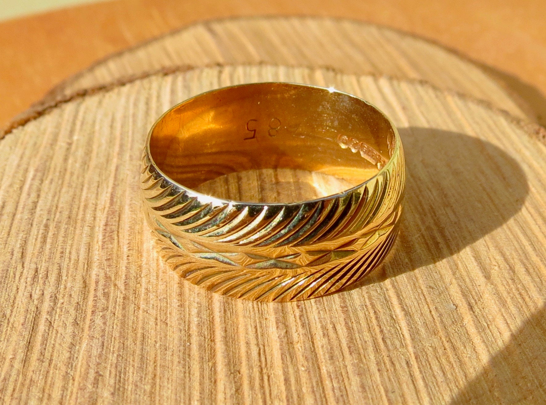 SOLD to Jolanna Layaway 1 Gold wedding ring 1960s vintage