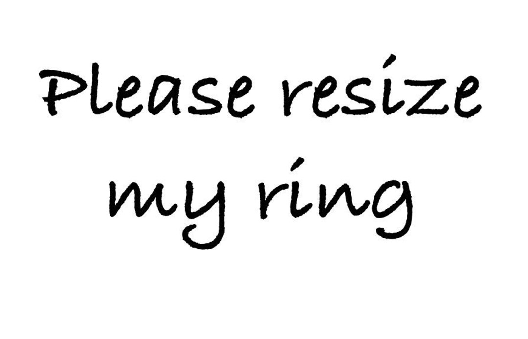 Resize My Ring, and Chart of Ring Sizes Etsy