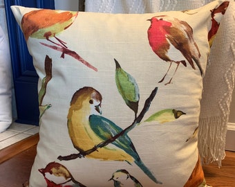 Bird Pillow Cover Etsy