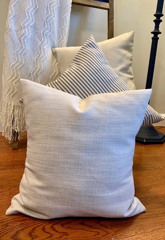 OATMEAL CREAM Pillow Cover Modern Farmhouse Decor Oatmeal Pillow Cover Neutral Pillow Solid Neutral Pillow Cover Modern Farmhouse