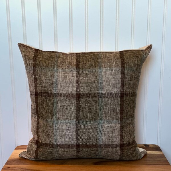 Plaid Pillow Covers Etsy