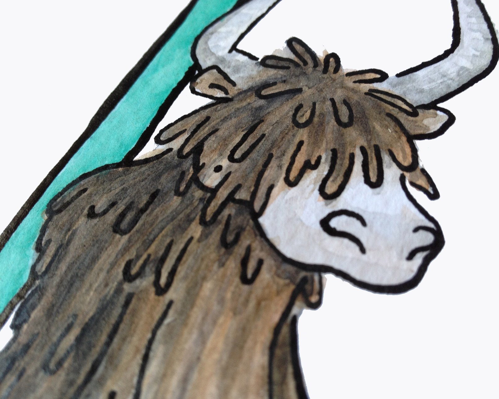 Y ist für Yak Tier Alphabet Wandkunst 8 x 10 | Etsy