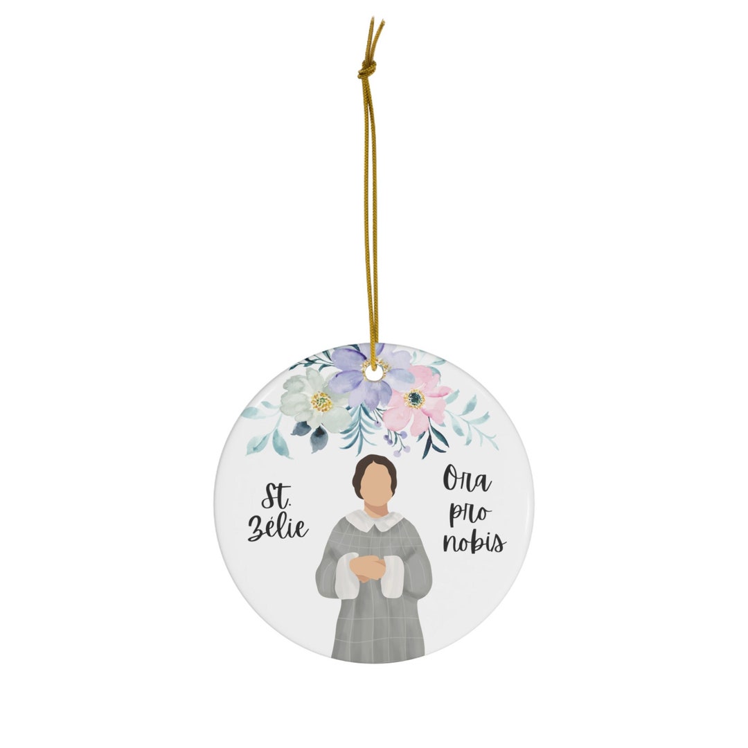 Saint Zelie Ornament Catholic Gift Ornament Traditional Etsy