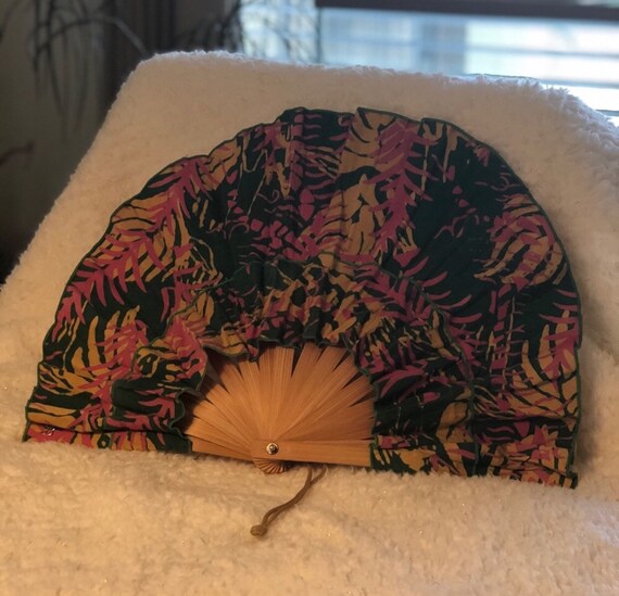 folding fan hat