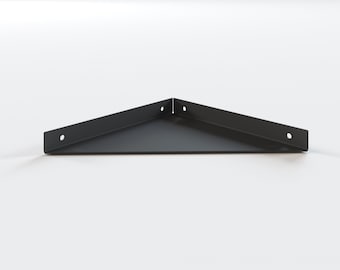 WALL SHELF, BLACK METAL RECTANGLE WITH CUBBIES - Su Casa