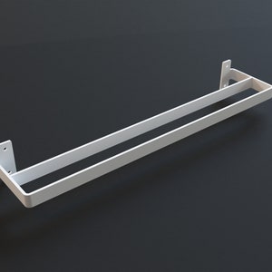 Double Towel Rack, Metal Towel Rack, Modern Bathroom Hardware Accessories, Metal Towel Bar image 2