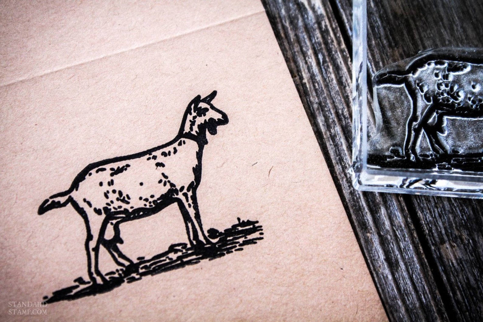 Goat Stamp Southern Rubber Stamp | Etsy