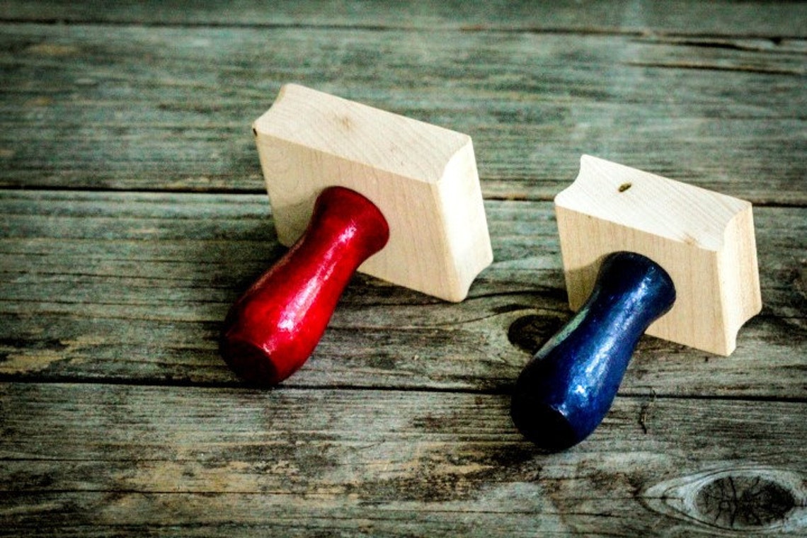 Wooden Handle for Rubber Stamp Rubber Stamp Handle Etsy