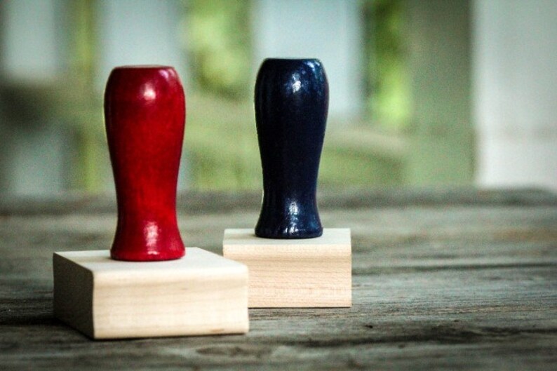 Wooden Handle for Rubber Stamp Rubber Stamp Handle Etsy