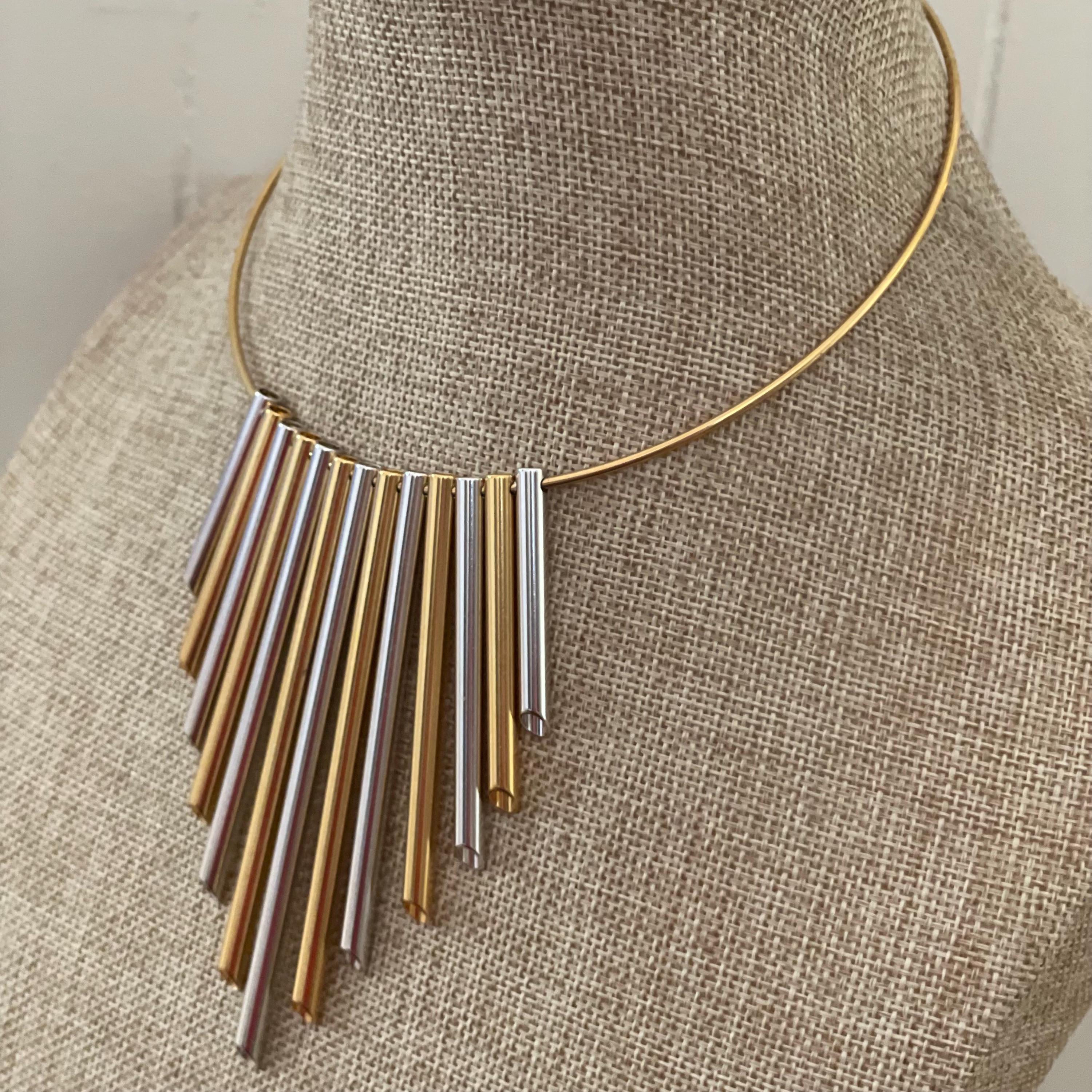 Modernist bar necklace - Etsy 日本