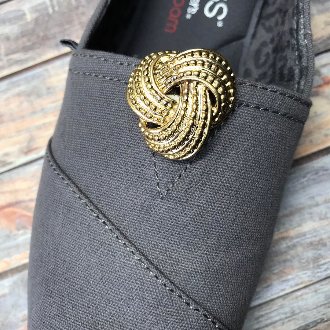 Vintage 1980s Gold Tone Bluette Shoe Clips in a Celtic Knot Etsy