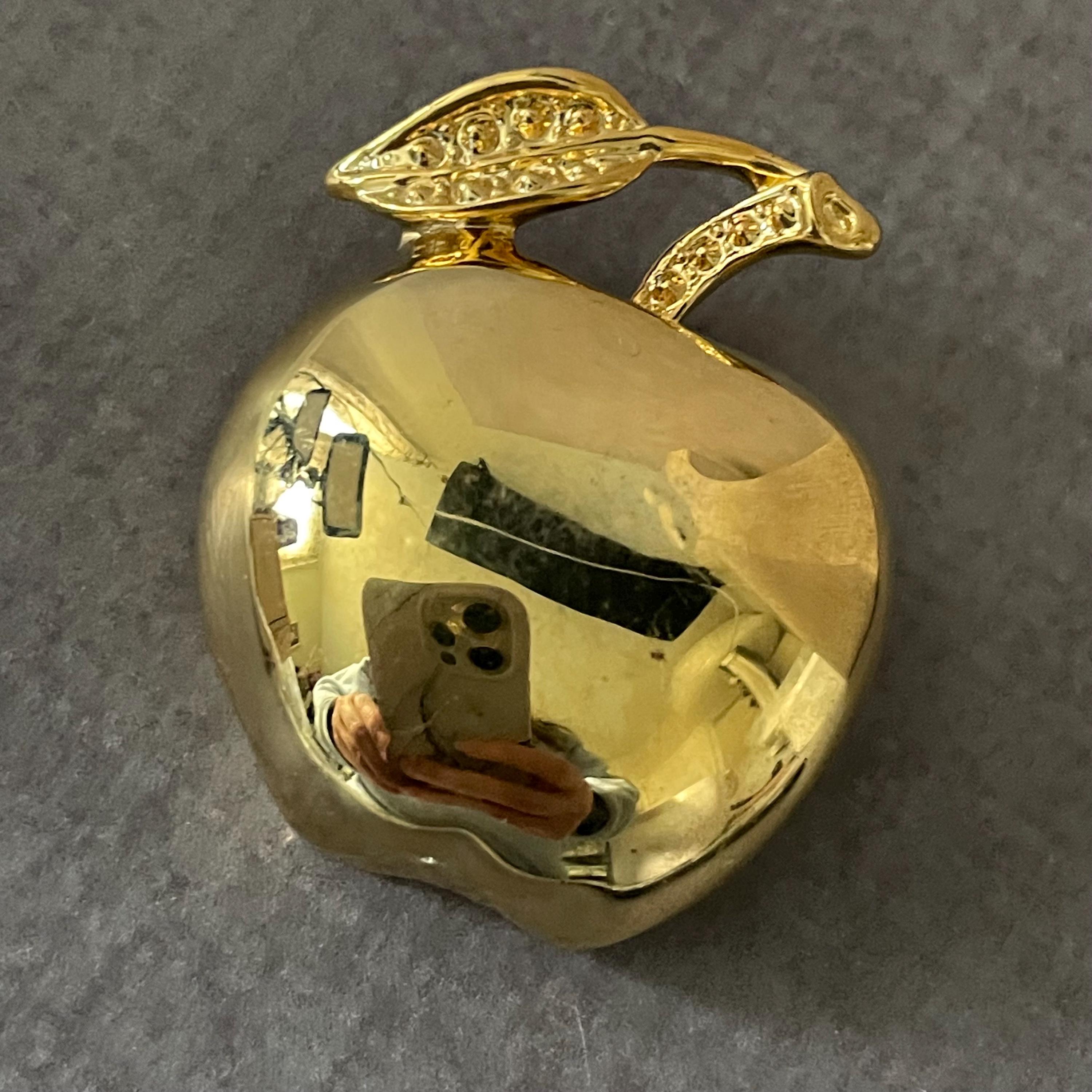 Vintage Golden Apple - Etsy