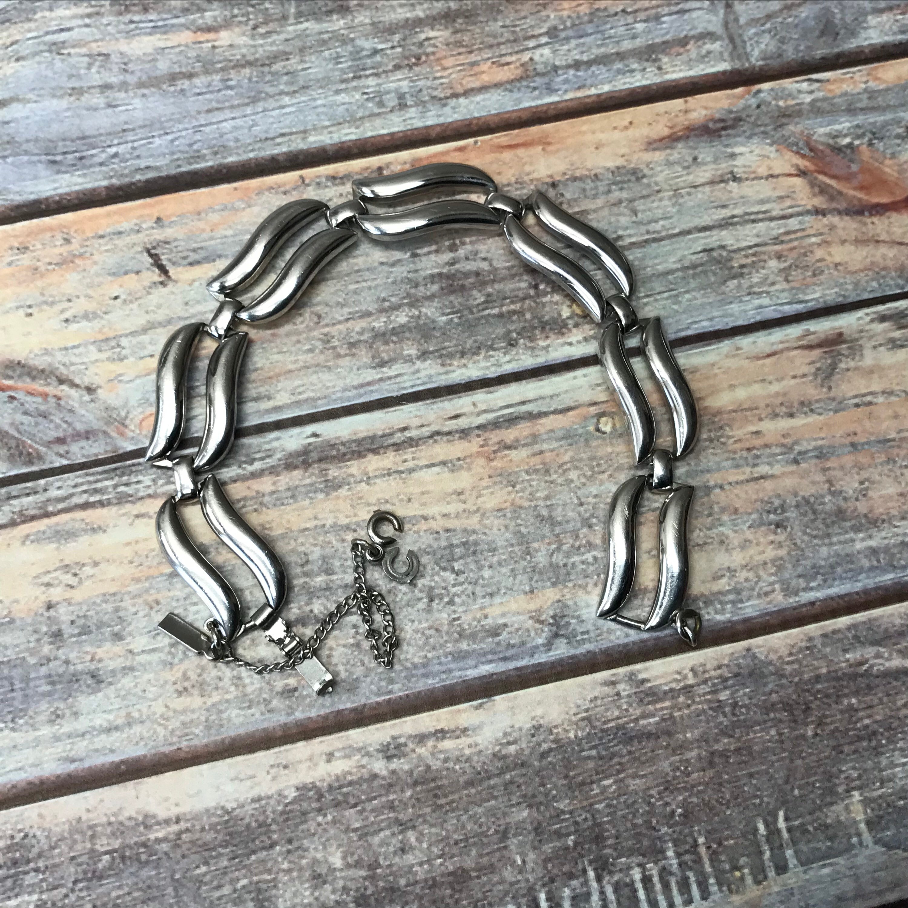 Vintage Nickel Silver Southwestern Bracelet Native Cuff Sz 6