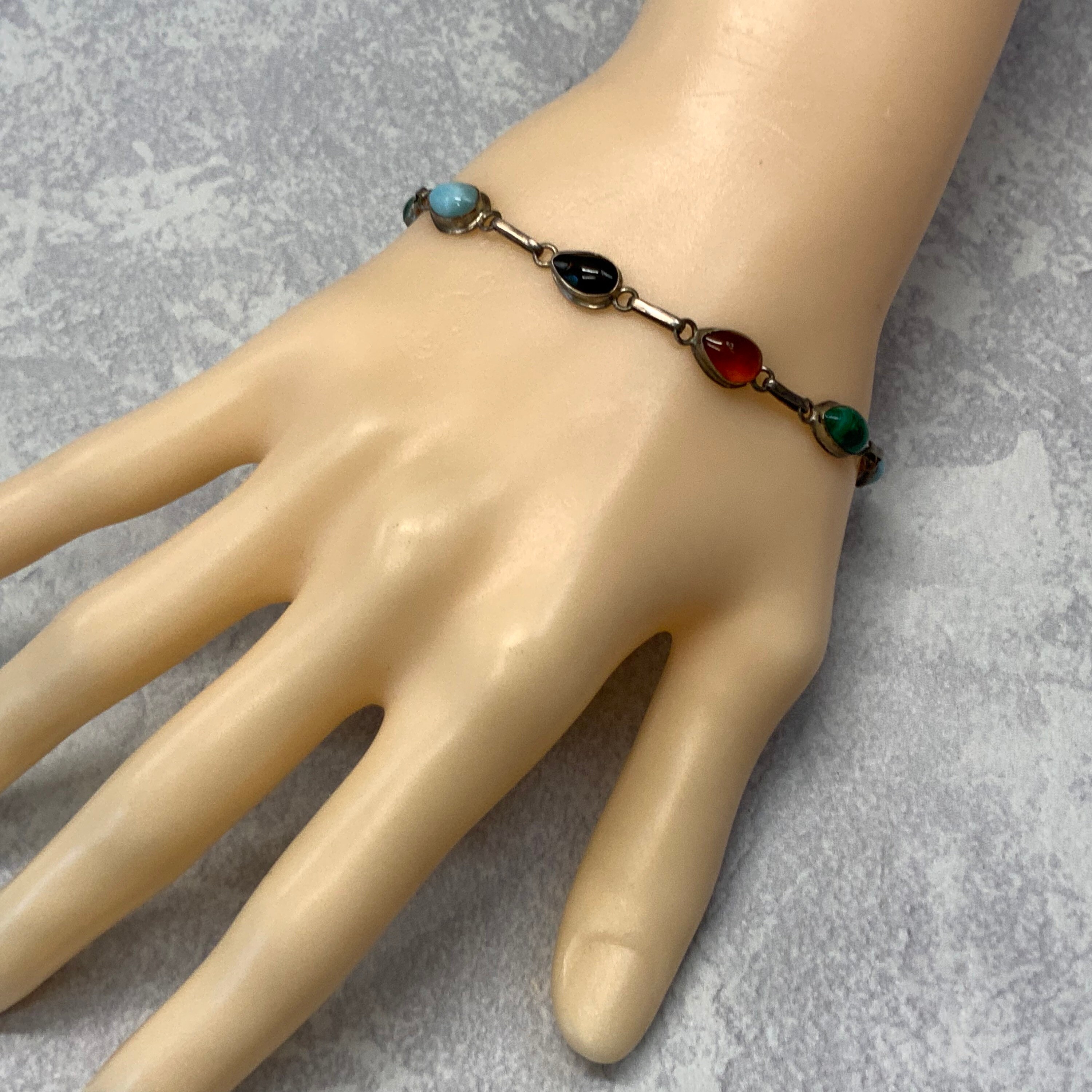 SILVER925 TEAR DROP BRACELET/シルバー/ブレスレット ブレスレット メンズ ティアドロップ シンプル シルバー925