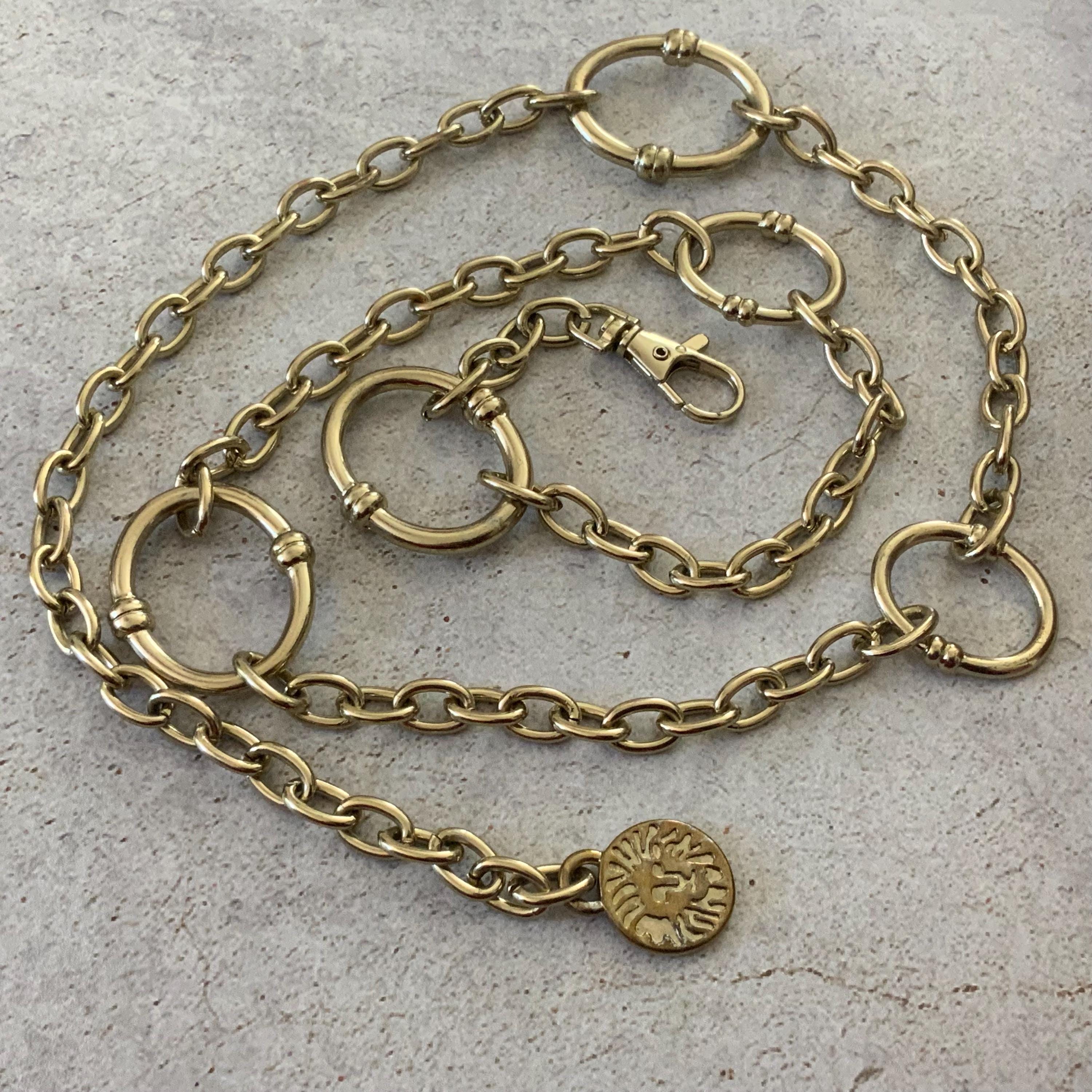 Chunky Gold Belt Vintage - Etsy