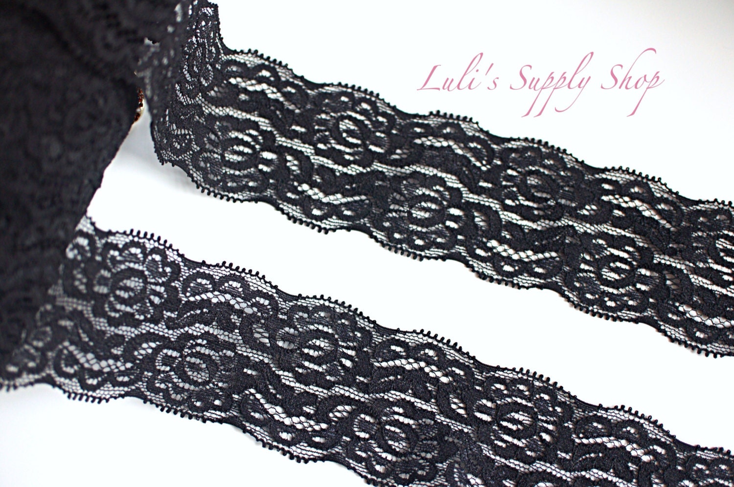 black elastic laces