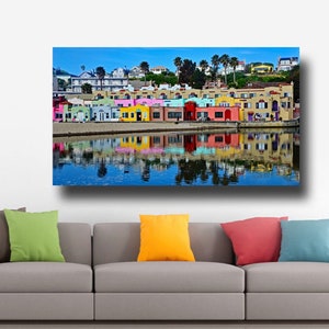 Capitola Beach Photo Print, Colorful Venetian Hotel in Capitola, CA, Colorful Hotel near Santa Cruz, Large Wall Art, Choose your print size image 7