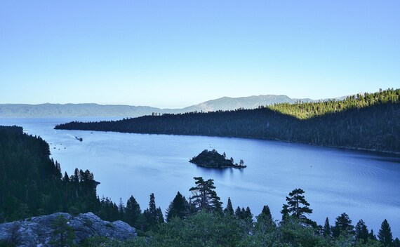 Lake Tahoe Photography Emerald Bay Fannette Island Lake Etsy