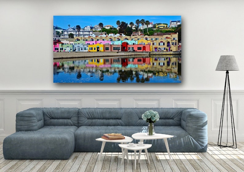 Capitola Beach Photo Print, Colorful Venetian Hotel in Capitola, CA, Colorful Hotel near Santa Cruz, Large Wall Art, Choose your print size image 8