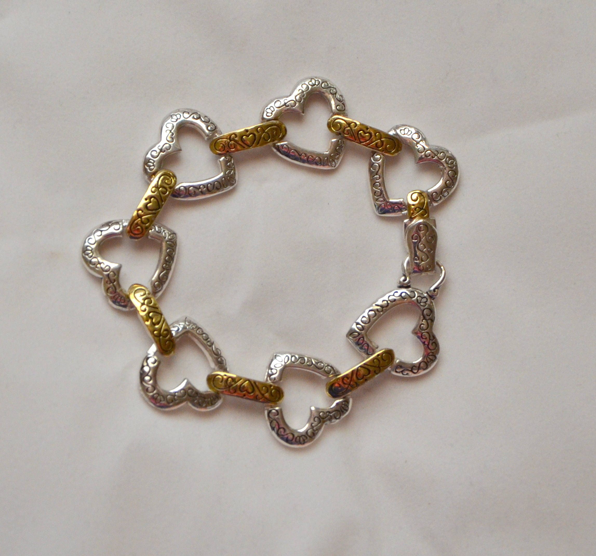 Valentines Day Heart Bracelet SALE Romantic Vintage Heart | Etsy