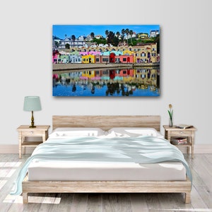 Capitola Beach Photo Print, Colorful Venetian Hotel in Capitola, CA, Colorful Hotel near Santa Cruz, Large Wall Art, Choose your print size image 6