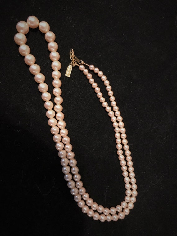 Lusterous Rosé Pink Opaque Pearls by Marvella, Vi… - image 4