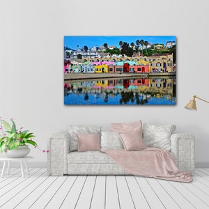 Capitola Beach Photo Print, Colorful Venetian Hotel in Capitola, CA, Colorful Hotel near Santa Cruz, Large Wall Art, Choose your print size image 9