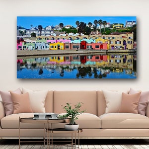 Capitola Beach Photo Print, Colorful Venetian Hotel in Capitola, CA, Colorful Hotel near Santa Cruz, Large Wall Art, Choose your print size image 5