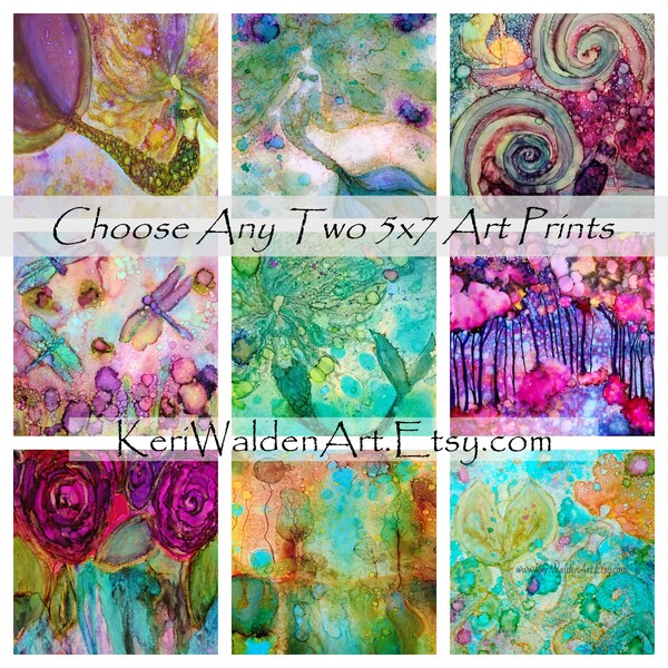 Alcohol Ink Art Etsy