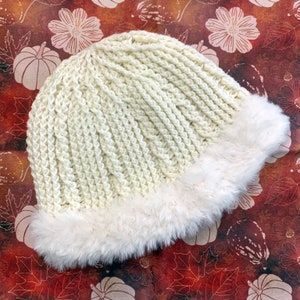 CROCHET PATTERN Teen/Adult Twisted Cable Beanie