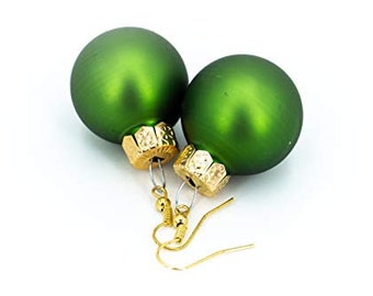 Christmas earrings Christmas balls