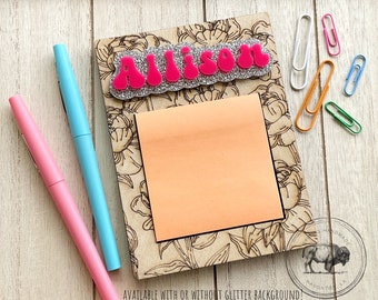 Porte-notes bohème Porte-notes pour enseignant Cadeau pour enseignant Accessoires de bureau Support pour pense-bête appréciation des enseignants