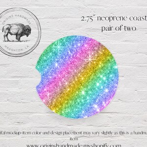 Car Coasters Rainbow