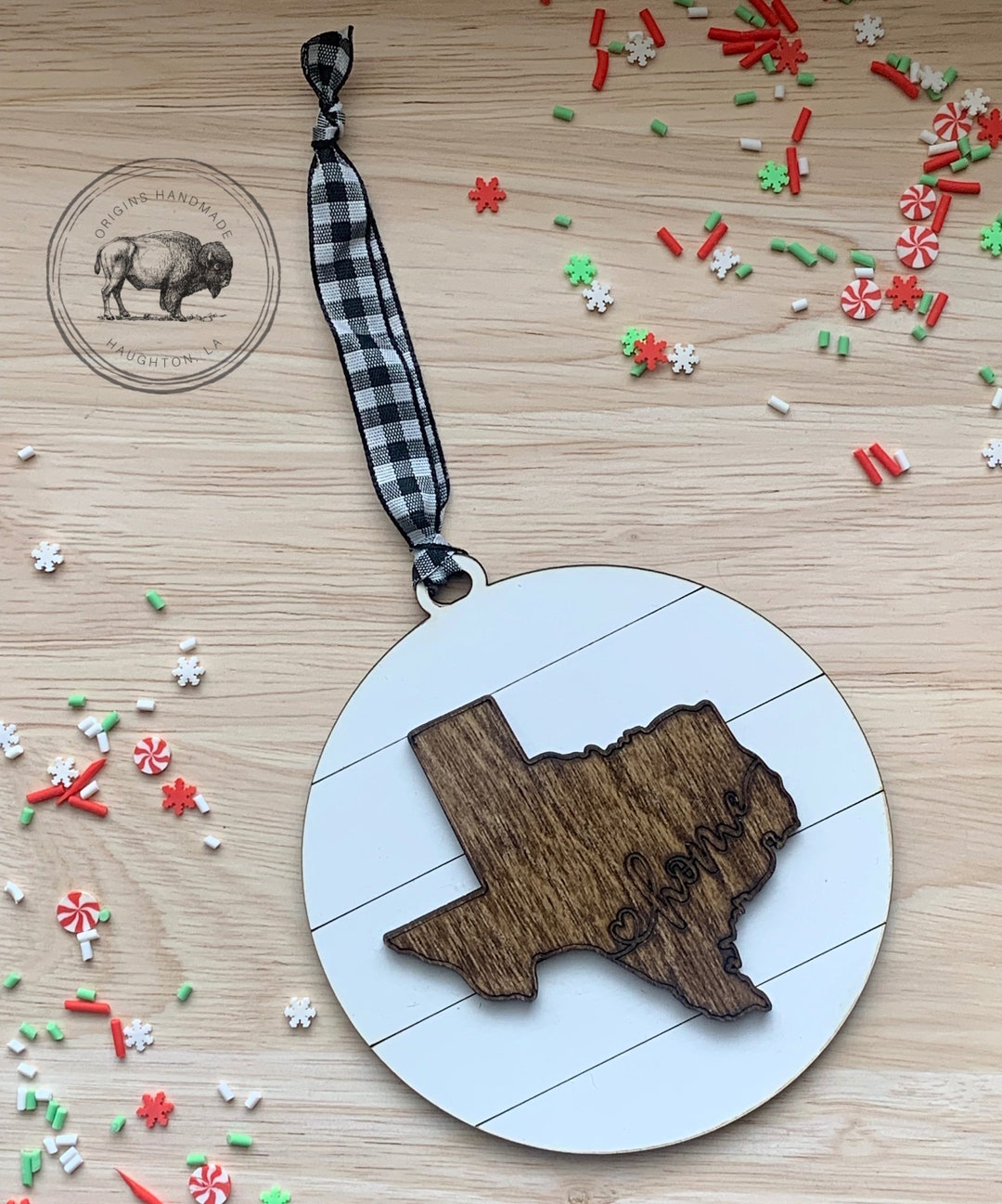 Texas State Christmas Ornament Home State Ornament Texas Pride - Etsy