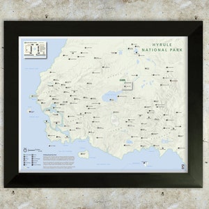 Hyrule National Park Stijl 16x20 Poster
