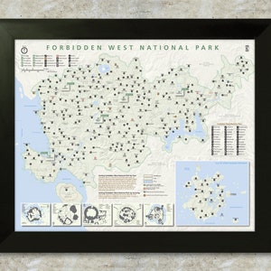 Verboden West National Park Stijl 16x20 Poster