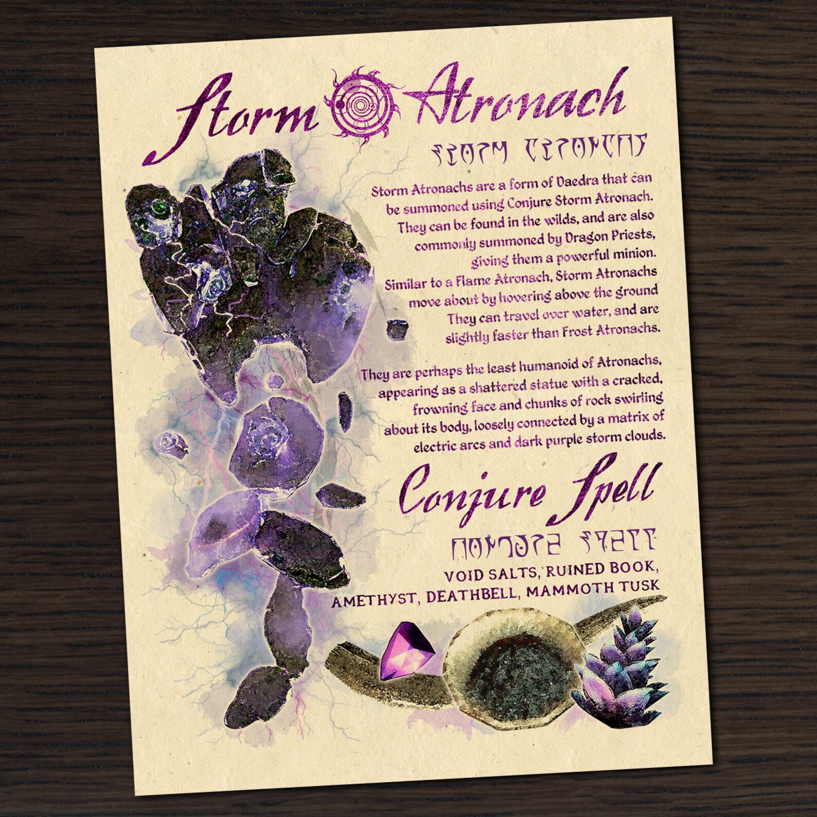 conjure flame atronach conjure flame atronach