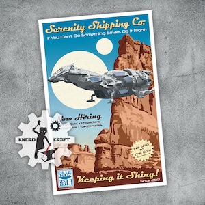 Serenity Shipping Co. (Firefly) - Advertisement Poster - 11x17