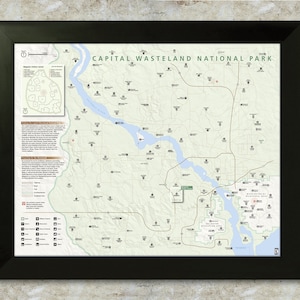 Capital Wasteland Nationaal Park stijl 16 x 20 Poster