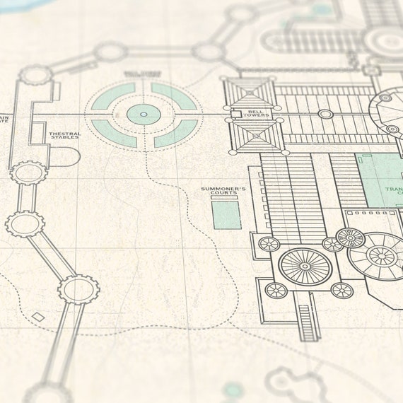 Hogwarts School Of Witchcraft And Wizardry Map