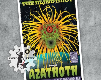Azathoth - The Blind Idiot - Vintage Movie Print - 11x17