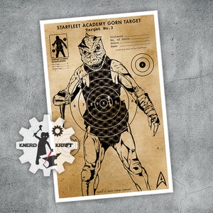 Star Trek - Gorn Vintage Shooting Target - 11x17