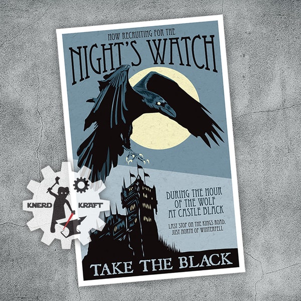 Game of Thrones - Night's Watch Recruitment Print - 11x17