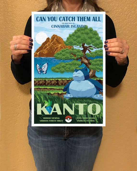 カントー地方　ポスター 非売品【ポケットモンスター】カントー地方＆ジョウト地方