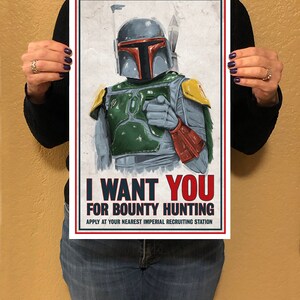 Star Wars Bounty Hunter Recruitment Print 11x17 image 2