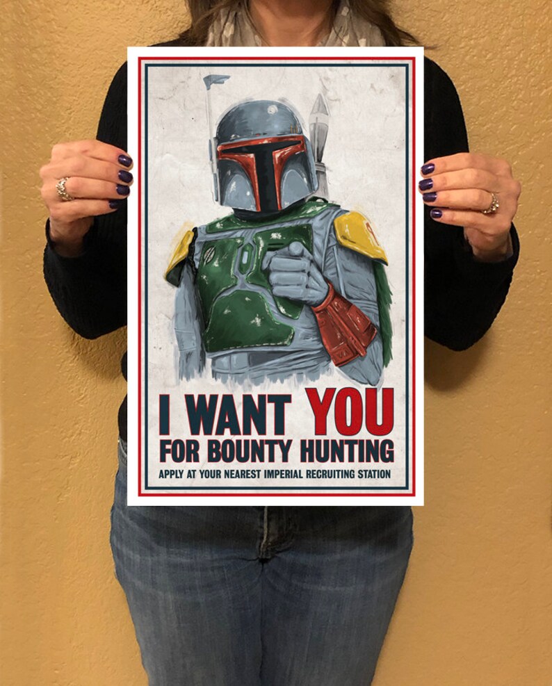 Star Wars Bounty Hunter Recruitment Print 11x17 image 2