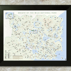 Breath of the Wild - National Park-stijl - poster 16 x 20